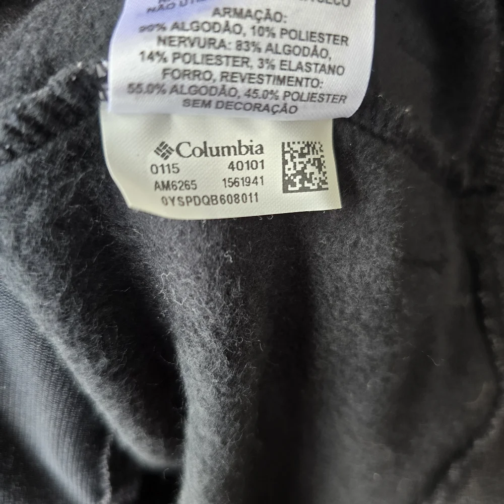 Columbia Sportswear 1/4 Zip Pullover Sweater Charcoal Grey Mens Large - Picture 11 of 12